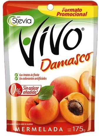 Mermelada Damasco Vivo Sin Azucar175g